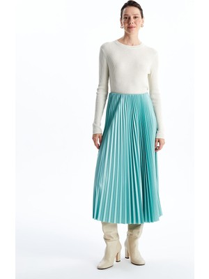 Lc Waikiki Yeni Sezon Beli Lastikli Kadın Pileli Etek