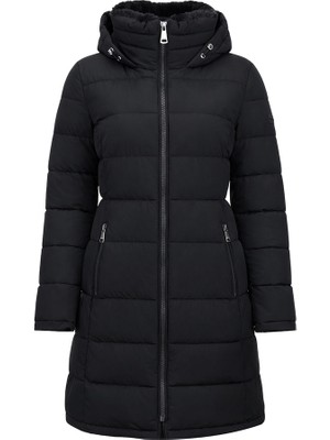 Calvin Klein Stretch Outerwear CW533832-BLK Kadın Mont Siyah