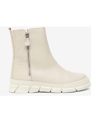 Greyder Kadın Ekru Hakiki Deri Bot 5K2UB32673