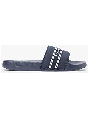 Tommy Hilfiger Kadın Th Webbing Pool Terlik