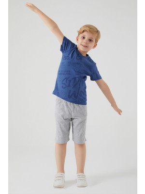 RolyPoly Roly Poly 3027 Traveler Erkek Çocuk Kısa Kollu Şortlu Pijama Takım