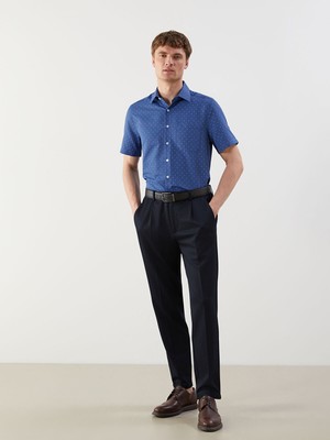 Lc Waikiki Yeni Sezon Regular Fit Kısa Kollu Gabardin Erkek Gömlek