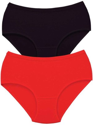 MTM My The Mall Giyim 2 Adet Tutku Kadın Yüksek Bel Bato Kalın Lastik Külot S1