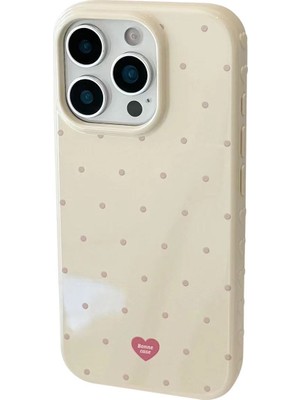 Lama Case Apple iPhone 16 Kılıf Pastel Dreams Koleksiyonu Puantiye Desenli Kapak