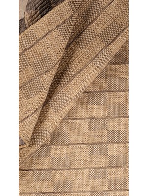 Bej Naturel Sisal Jüt Hasır Halı – Yıkanabilir, Kaymaz Tabanlı, Tozumaz Dokuma Makine Halısı