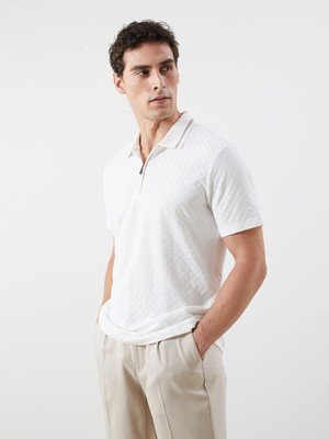 Lc Waikiki Yeni Sezon Polo Yaka Merserize Görünümlü Erkek Tişört