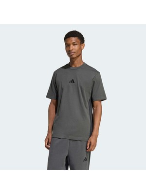 Adidas Essentials Erkek Gri Tişört (KC0887)