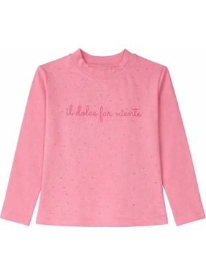 İncili Taşlı Çocuk Sweatshirt