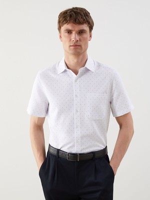 Lc Waikiki Yeni Sezon Regular Fit Kısa Kollu Gabardin Erkek Gömlek