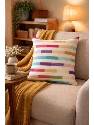 Evdek Çift Tarafı Baskılı Kırlent Kılıfı 6eod1