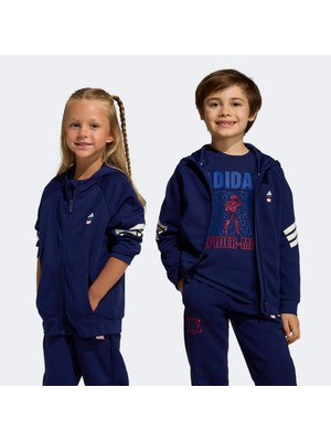 Adidas Marvel Spider-Man Çocuk Lacivert Ceket (JZ3571)