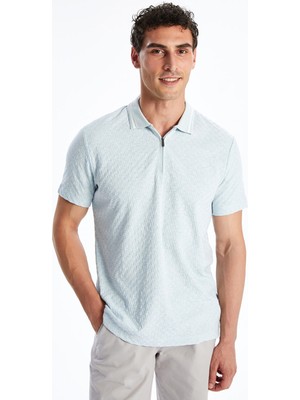 Lc Waikiki Yeni Sezon Polo Yaka Merserize Görünümlü Erkek Tişört
