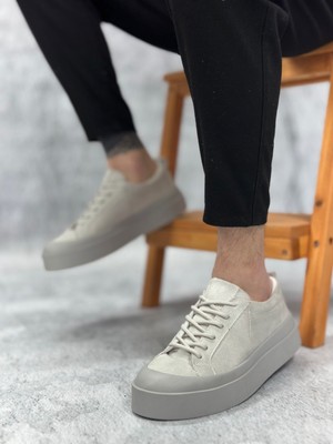 Beskar Signature BA500  Özel Termo Taban Gri Casual Erkek Ayakkabı