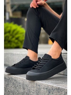Beskar Signature BA500  Özel Termo Taban Siyah Renk Casual Erkek Ayakkabı