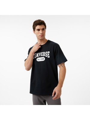 Converse Erkek Baskılı Siyah T-Shirt