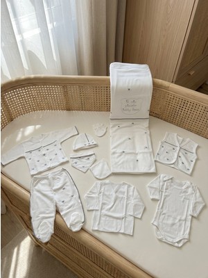 Gaye Bebe 10'lu Animal Desenli Hastane Çıkışı Seti