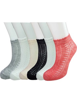 MTM My The Mall Giyim 6 Adet Örgü Işlemeli Kadın Fantezi Bilek Çorap