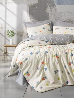 K&A Çift Kişilik Nev Takımı Minimal Evo Gri