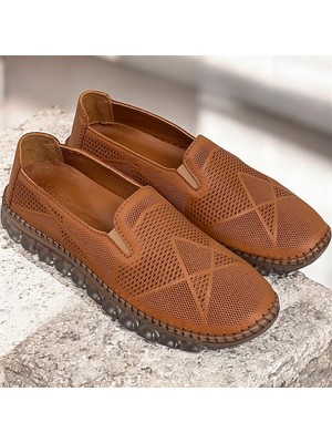 KAFKASLAR AYAKKABI Gerçek Deri Jel Şeffaf Yumuşak Taban Ortopedik Günlük Babet Ayakkabı