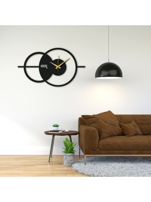 Mee Wall Art Modern Metal Duvar Saati, Metal Duvar Saati