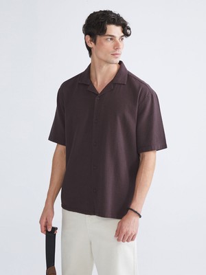 Lc Waikiki Yeni Sezon Rahat Kalıp Resort Yaka Kısa Kollu Erkek Gömlek