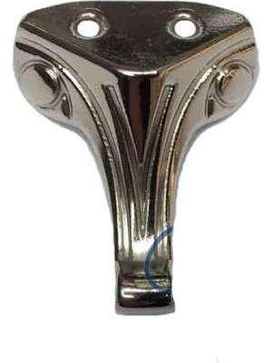 Najmaddin Moda Ahşap Sandık Ayağı, Kutu Ayak 3,5 cm - Nikel, 50 Adet