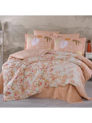 K&A Çift Kişilik Poplin Nev Lily Somon