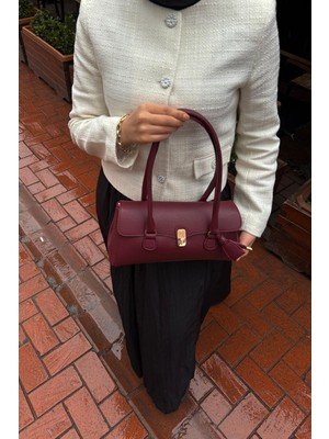 Septemmart Paves Model Yumuşak Deri Kadın Baget Çanta