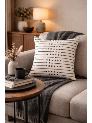 Evdek Çift Tarafı Baskılı Kırlent Kılıfı 6eod2