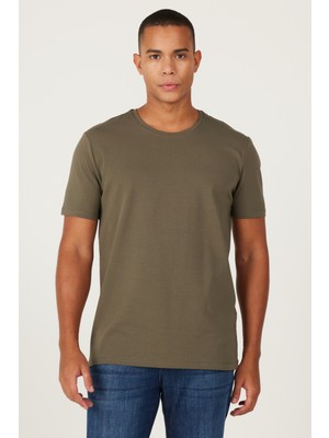 Altınyıldız Classics 360 Derece Her Yöne Esneyen Slim Fit Bisiklet Yaka Tişört