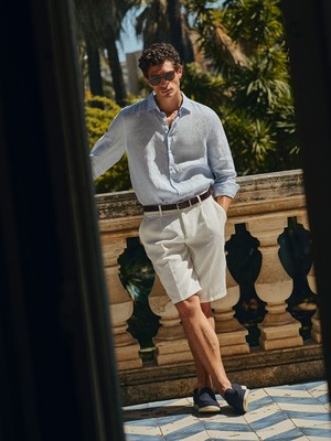 Lc Waikiki Yeni Sezon Standart Kalıp Keten Görünümlü Erkek Şort