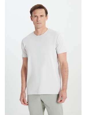 Altınyıldız Classics 360 Derece Her Yöne Esneyen Slim Fit Bisiklet Yaka Tişört