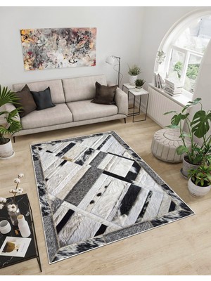 Dijidekor Shine M(98) Beyaz Saçaksız Mutfak Koridor Yolluk Salon Yatak Odası Halısı