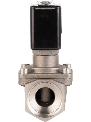 Unox 24V Ac Paslanmaz Genel Maksat Solenoid Valf Yüksek Basınç Normalde Kapalı