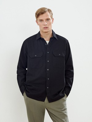 Lc Waikiki Yeni Sezon Rahat Kalıp Uzun Kollu Keten Karışımlı Erkek Gömlek