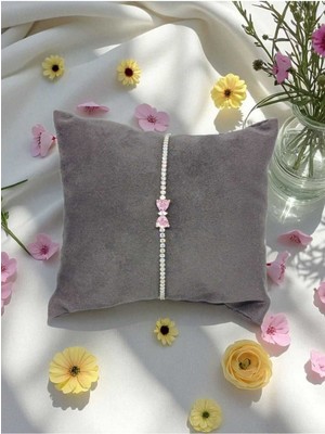 Lunel Silver 925 Ayar Gümüş Taşlı Fiyonklu Bileklik – Sevimli Tasarım