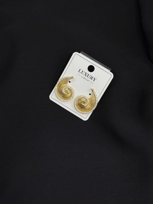 Melisa Takı & Aksesuar Luxury Gold Renk Zirkon Taşlı Küpe