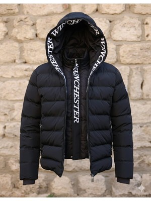 Oskar Winchester Kapişonlu Şişme Mont