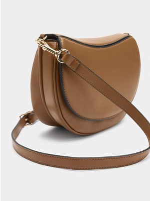 Parfois Kapaklı Oval Çapraz Çanta