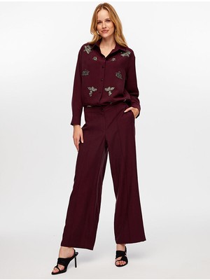 Faik Sönmez Wıde Leg Fıt Tenselli Pantolon W26PNT020