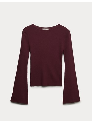 Marks & Spencer Geniş Kollu Triko Üst