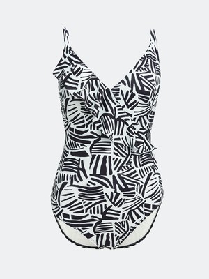 Lc Waikiki Yeni Sezon Desenli Çıkarılabilir Pedli Kadın Mayo