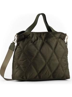 Faik Sönmez Deri Saplı Kapitone Deri Çanta W26CNT001