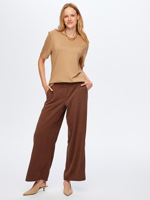 Faik Sönmez Yuvarlak Yaka Kısa Kol T-Shirt W26TSH009