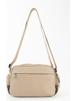 Sanmorris ÖZER-6030 Suya Dayanıklı Paraşüt Kumaş Çapraz Askılı Kadın Omuz Çantası