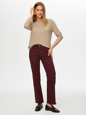 Faik Sönmez Wide Leg Fit Renkli Jean Pantolon W26JPN001