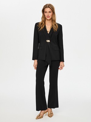 Faik Sönmez Gold Toka Detaylı Şal Yaka Şık Ceket S26CKT017