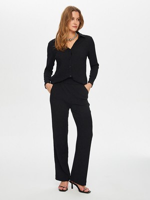 Faik Sönmez Keninden Dokulu Straıght Fıt Örme Pantolon S26PNT008