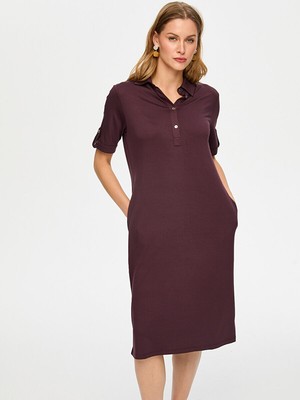 Faik Sönmez Polo Yaka Elbise S26ELB001