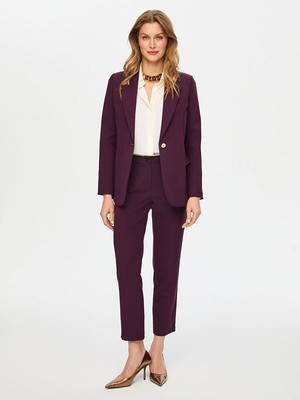 Faik Sönmez Gold Düğmeli Şık Blazer Ceket S26CKT018